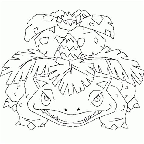 venusaur kleurplaat.